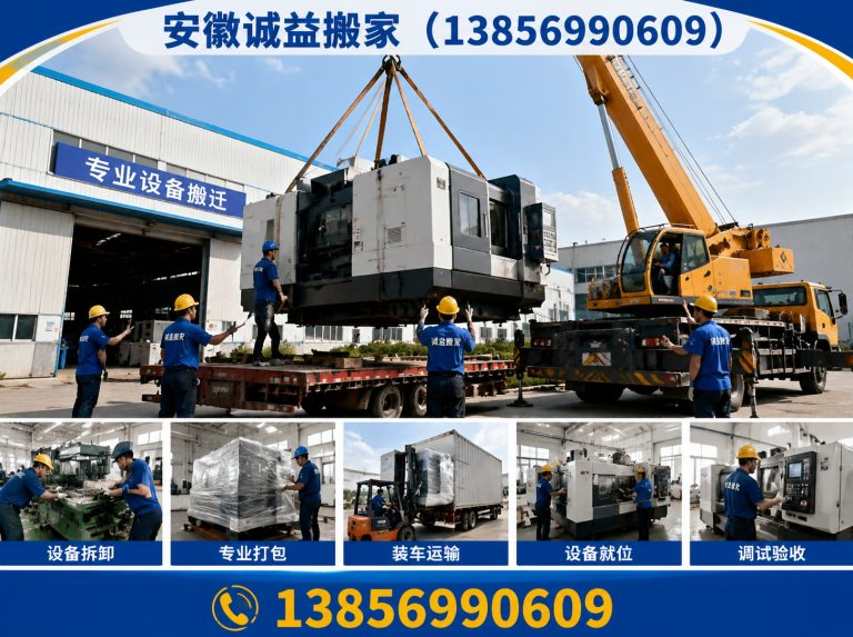 蜀山区工厂设备迁移展示图